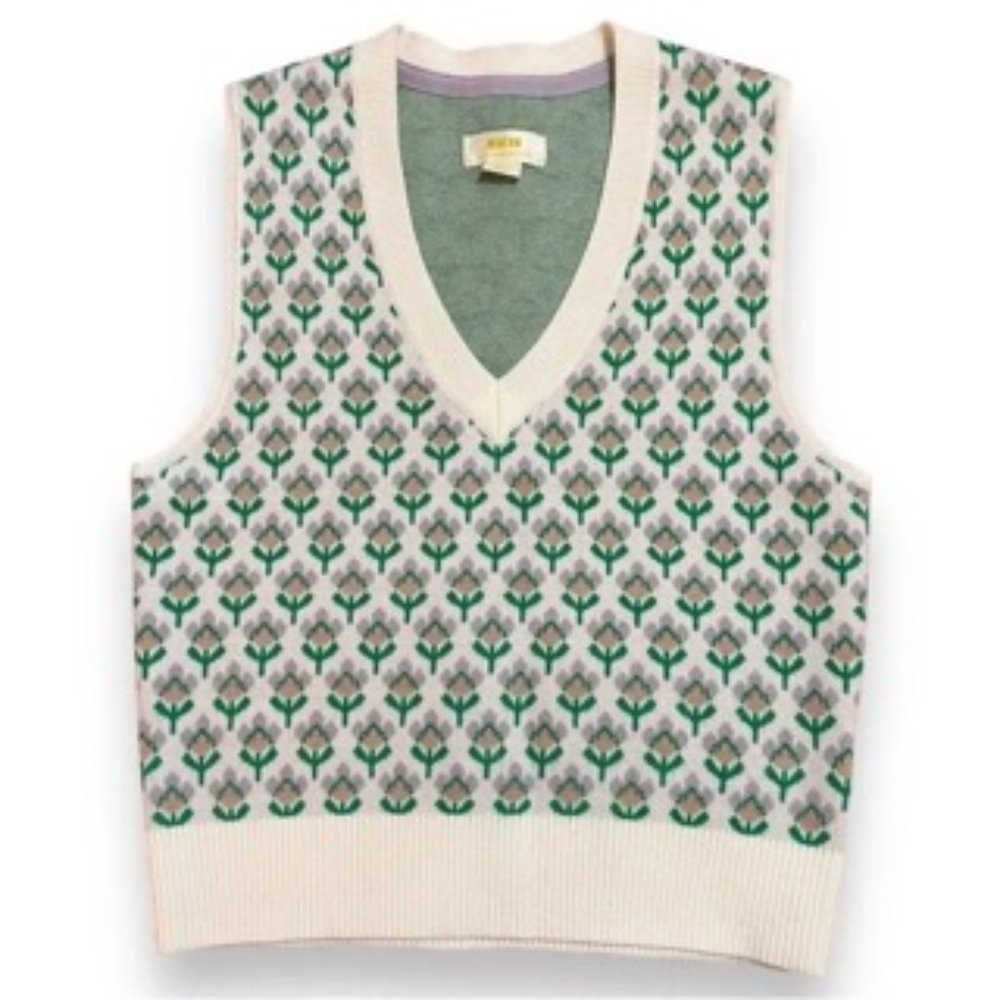 Anthropologie Maeve Vera Floral Sweater Vest *Never Worn*